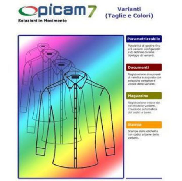 Picture of Modulo Varianti (Taglie e Colori )